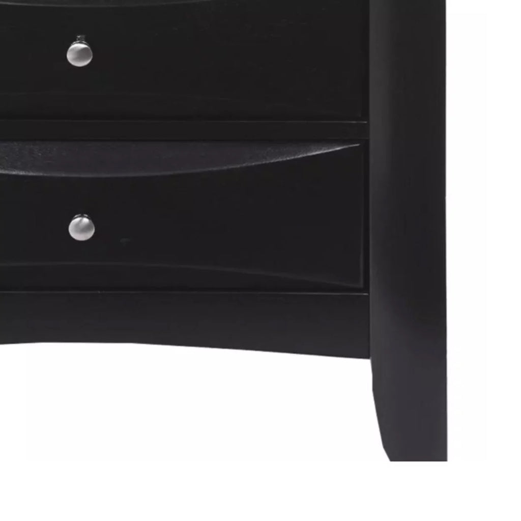 2 Drawer Wood Nightstand T30103