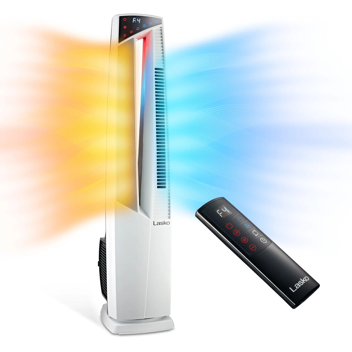High Velocity Fan and Ceramic Space Heater with Remote E9683