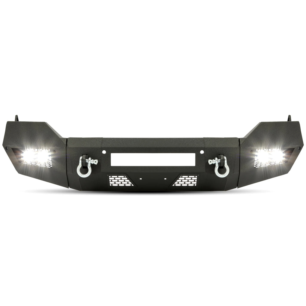 Front Bumper with D-Ring LED Fog Light H858