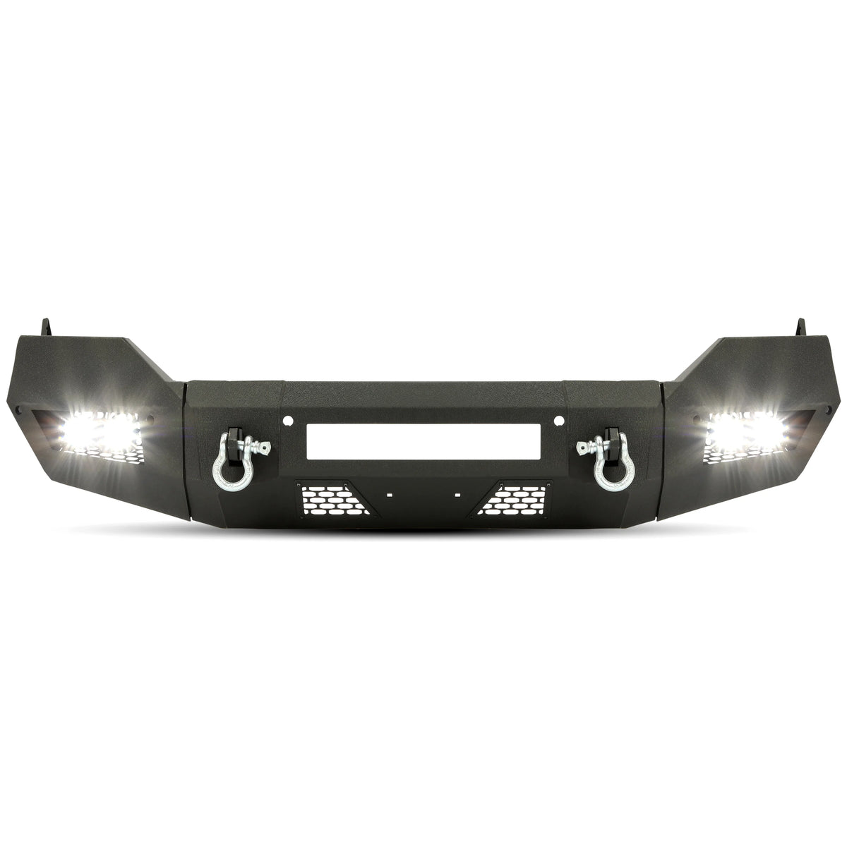 Front Bumper with D-Ring LED Fog Light H858