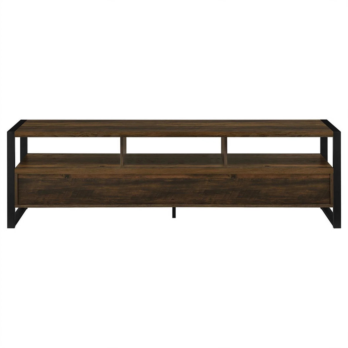 3-Drawer Farmhouse Wood TV Stand U7950