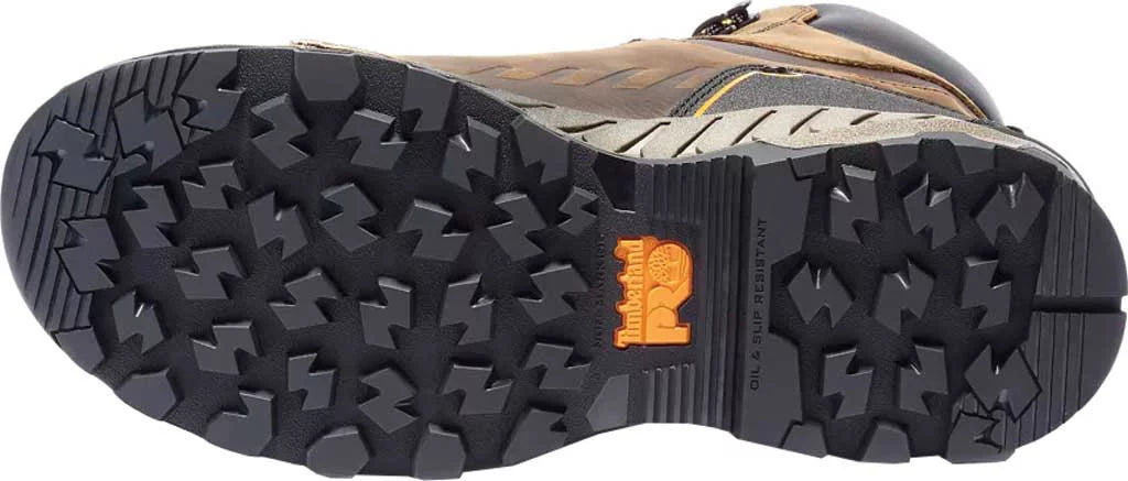 Brown Comp Toe 8 Inch Boot Y330