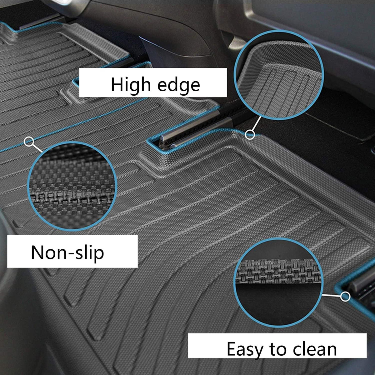 All Weather Floor Mats Front Rear Cargo Liner W42839