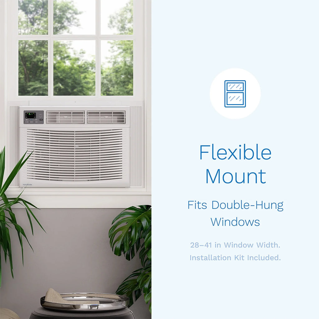 15000 BTU Window Air Conditioner with Digital Thermostat and Remote Control B65193