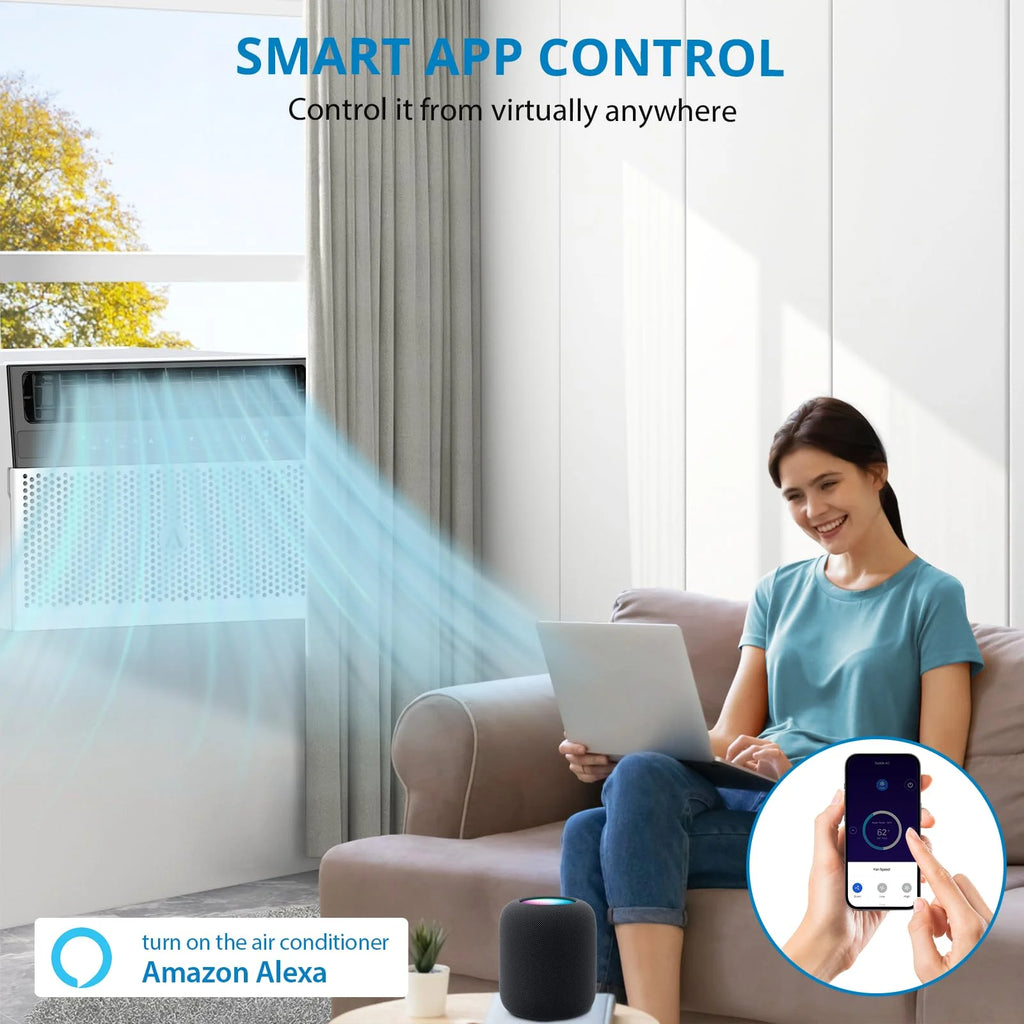 8000 BTU Window Air Conditioner with Remote Control R541052