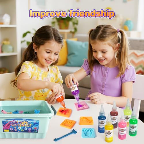 Magic Water Elf Toy Kit with 24 Magic Gels and 16 Sea Creature Molds J3789