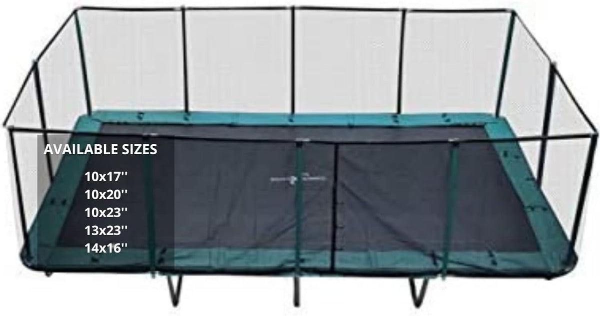 Rectangle Trampoline with Net Enclosure B53671