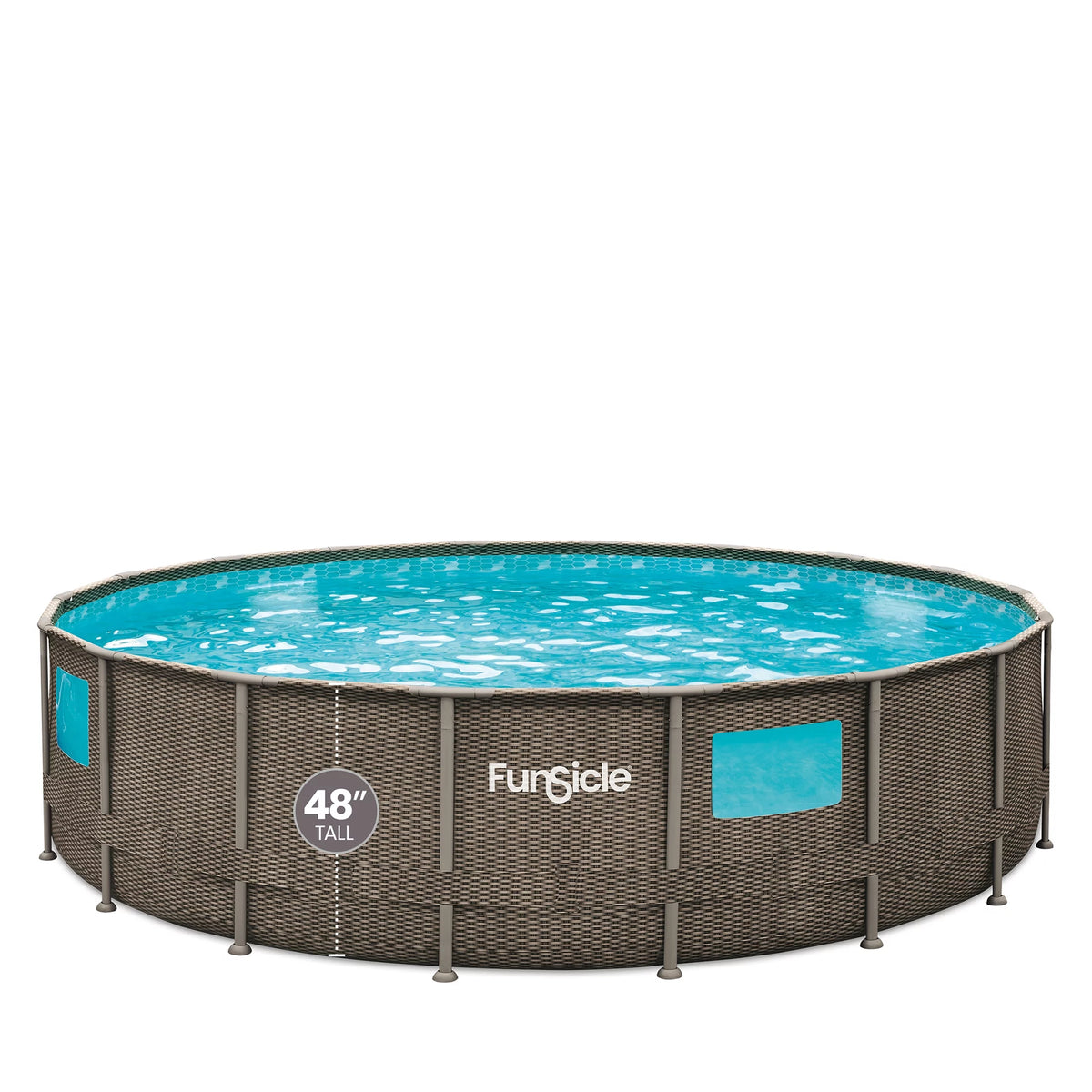 18 ft Round Above Ground Frame Swimming Pool C69345