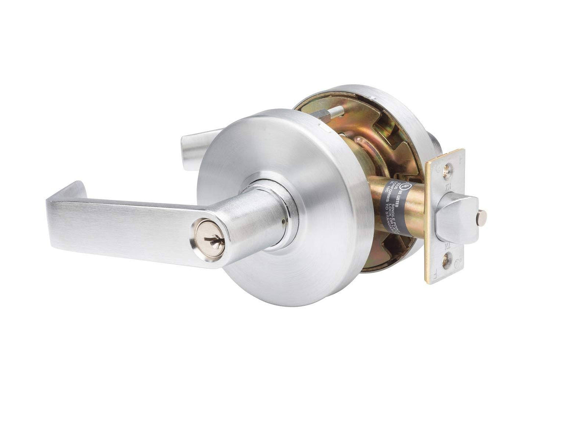 Heavy Duty Grade 1 Commercial Cylindrical Lever, Brushed Chrome F29288