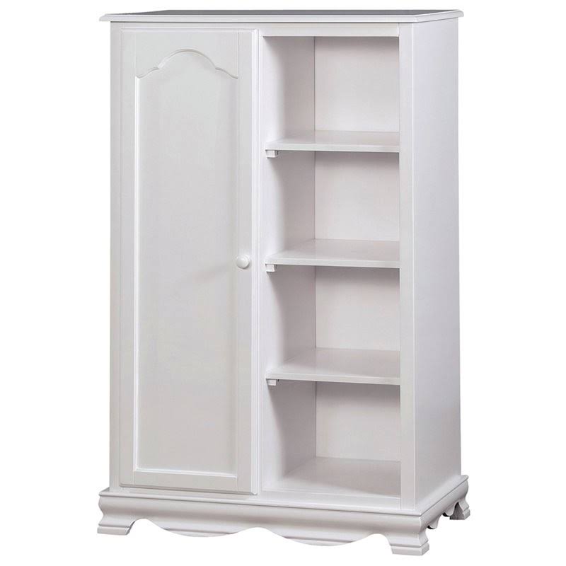 White 4-Shelf Chiffrobe H722