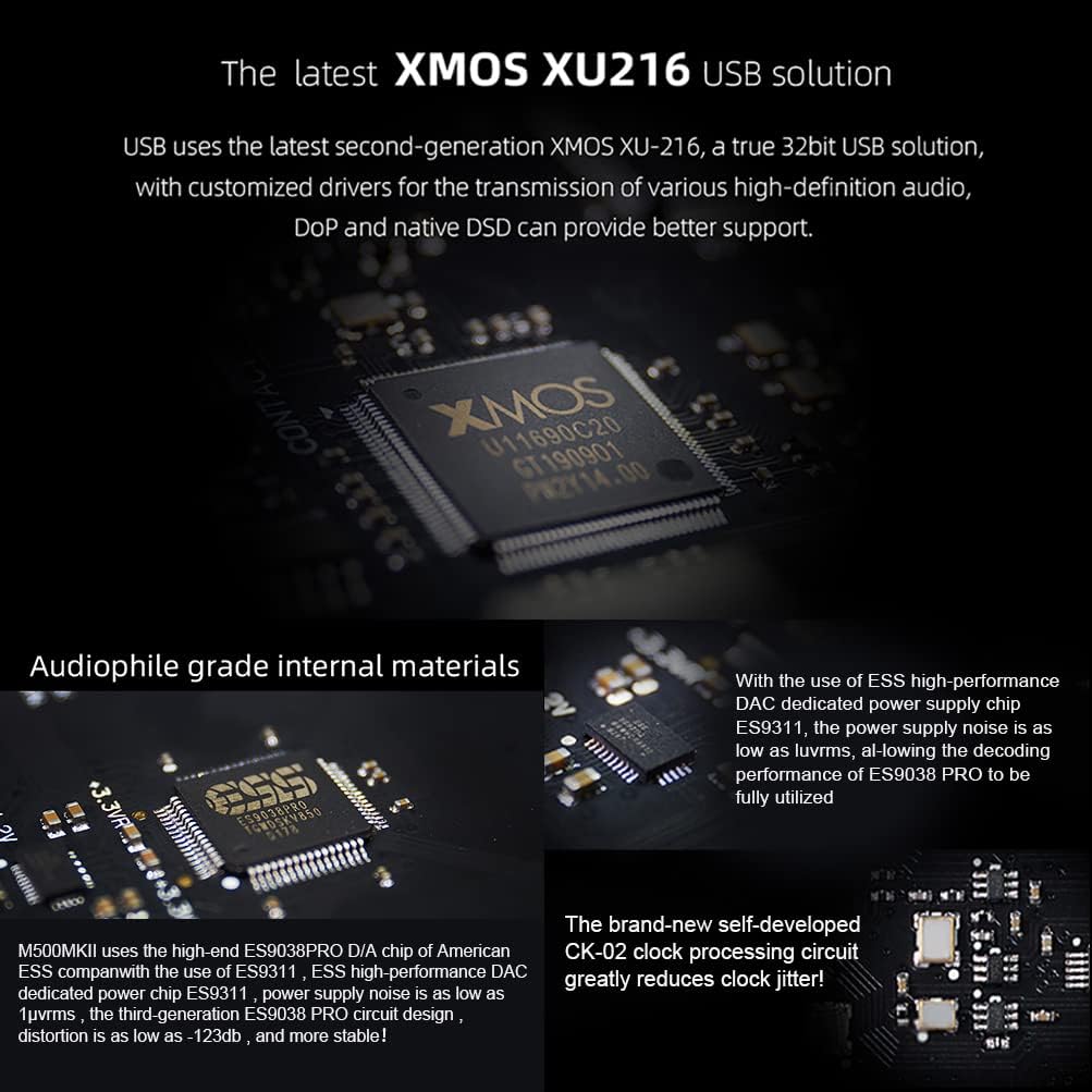 MQA DAC Headphone Amplifier Decoder X364