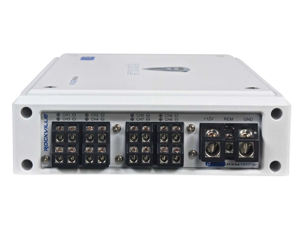 8 Channel 1500 Watt Marine Amplifier with Bluetooth W15875