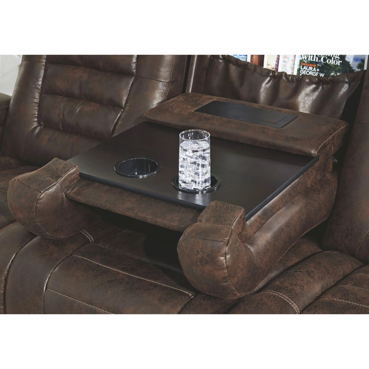 Power Reclining Sofa in Bark Q787