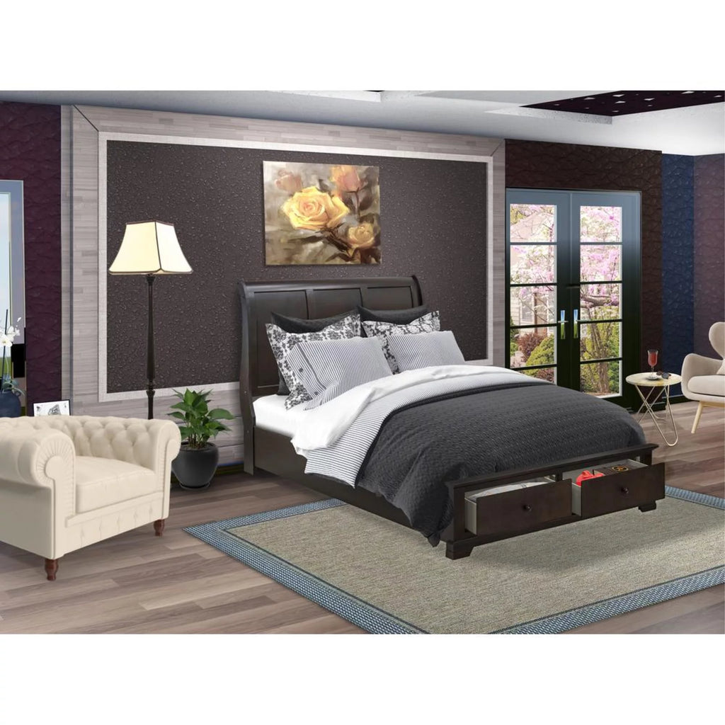 Queen Bed Wooden Bedroom Set C1053