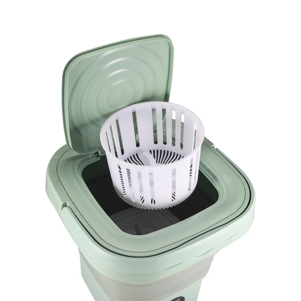 Green 8L Portable Folding Washer B1037