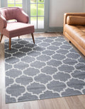 2' x 3' Dark Gray Flatweave Rug G719
