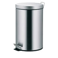 Silver 12L Pedal Bin Q9598