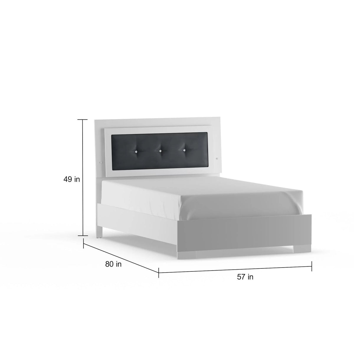 White 3-Piece Full Size Bedroom Set C3339