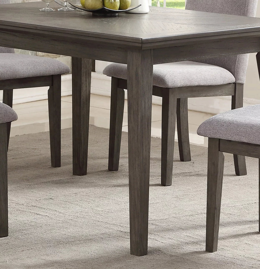 Gray Veneer Wood Dining Table C553740