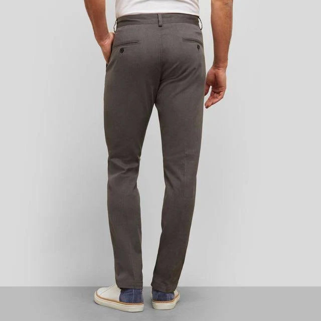 Chino Flat-Front Slim-Fit Casual Pant Q514