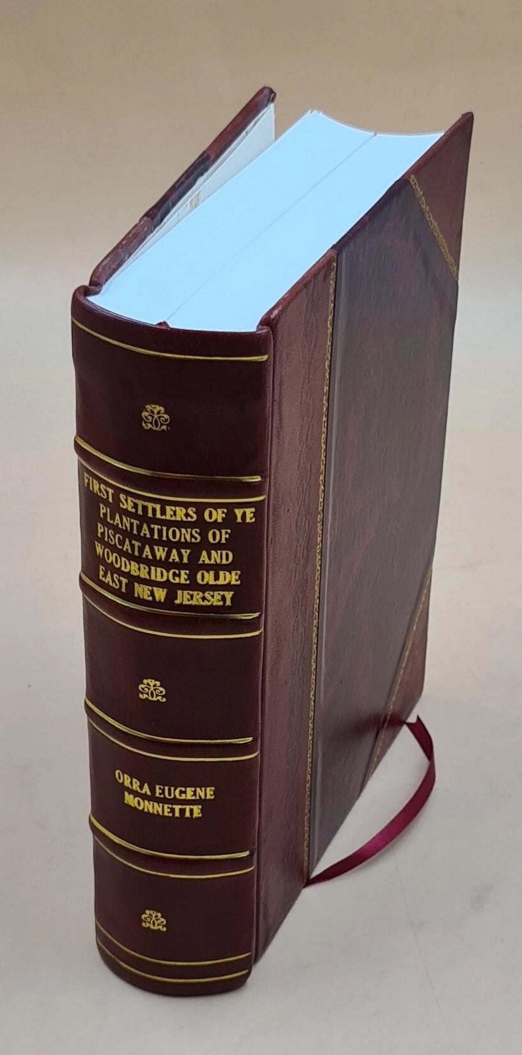 Piscataway and Woodbridge 1664-1714 Leather Bound F62681