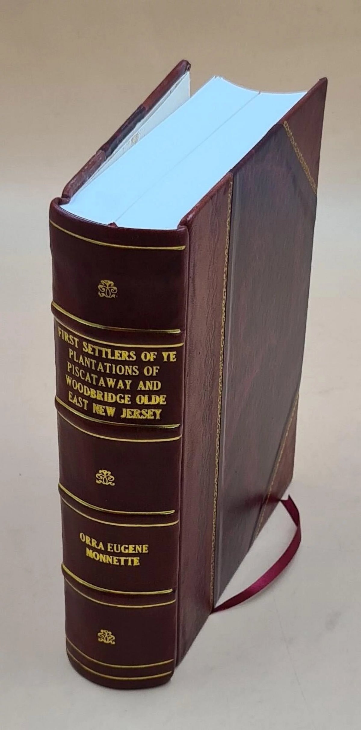 Piscataway and Woodbridge 1664-1714 Leather Bound F62681