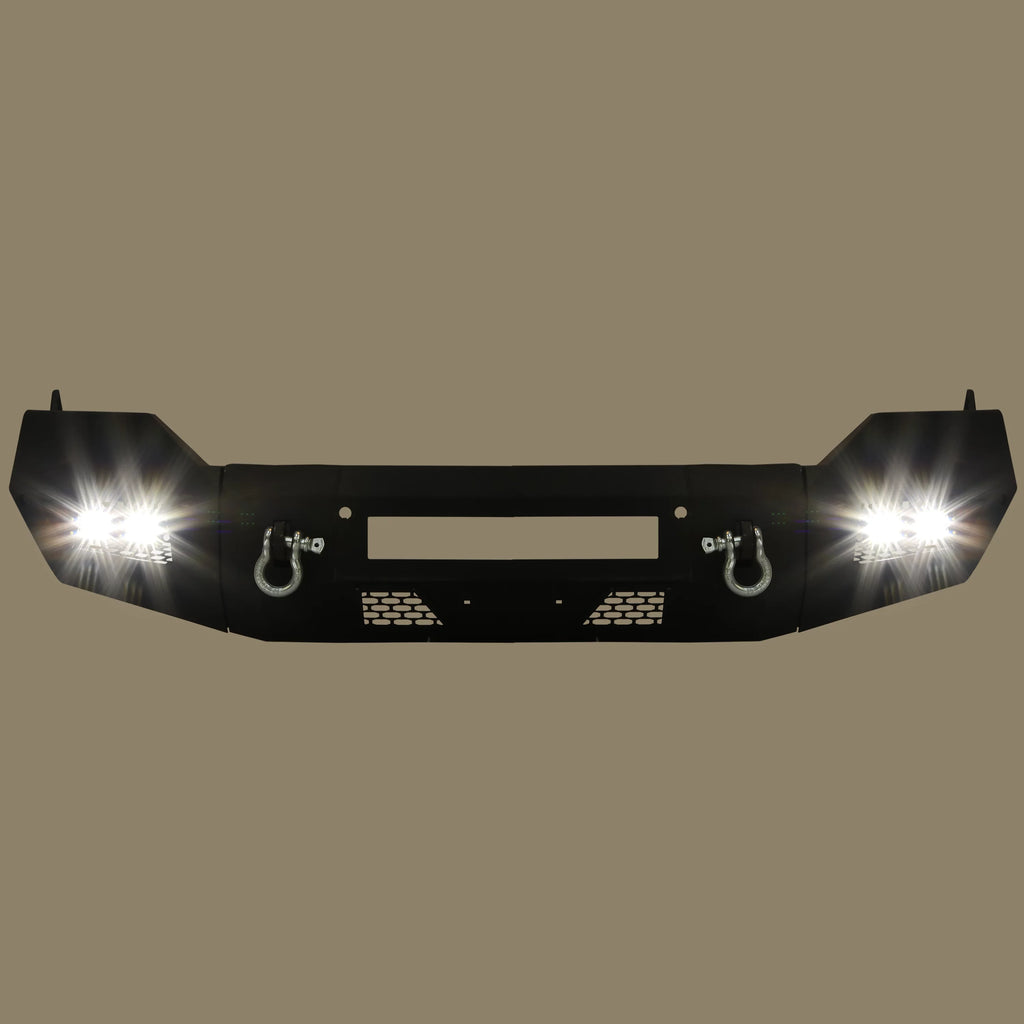 Front Bumper with D-Ring LED Fog Light H858