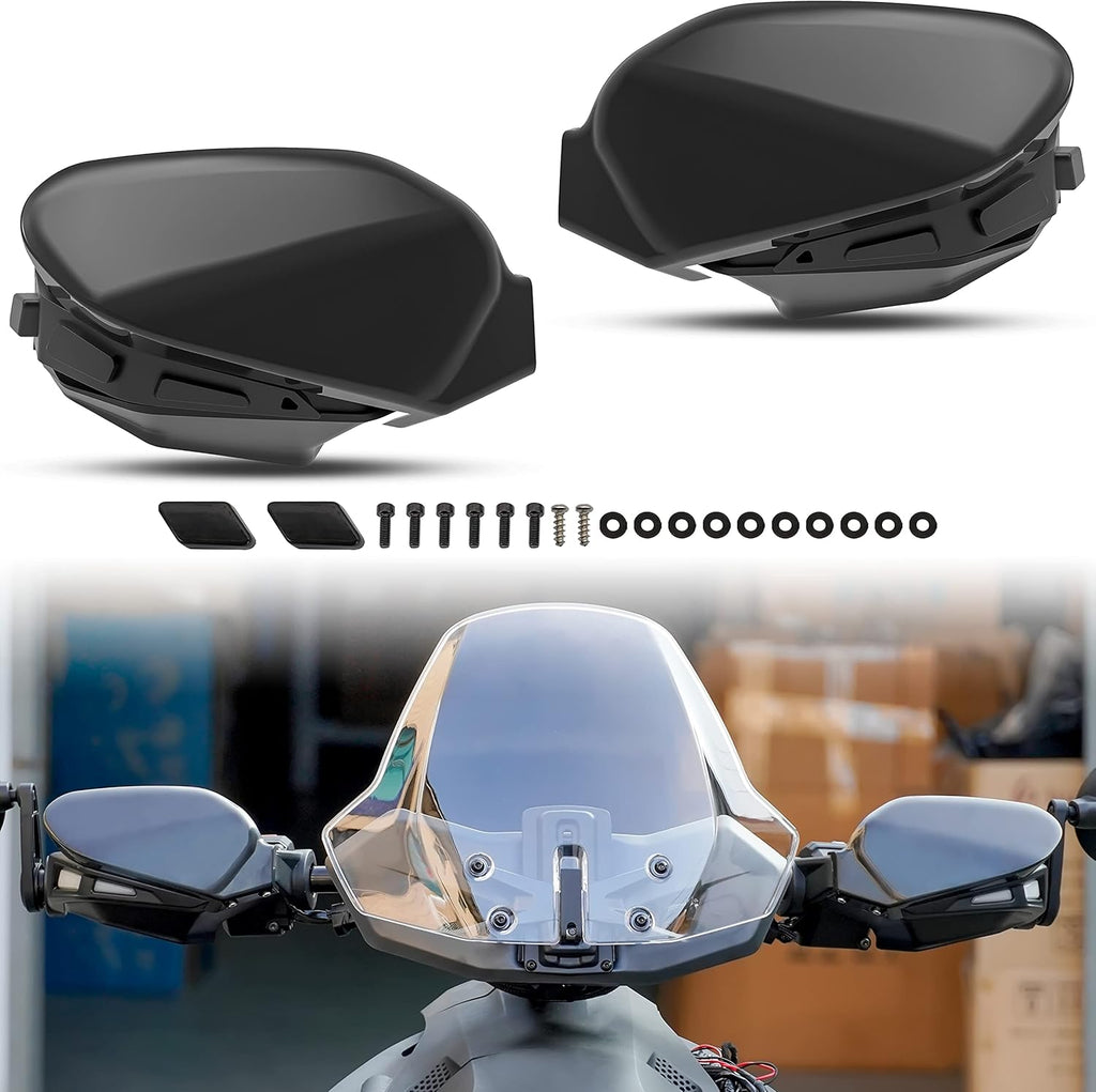 Black Plastic Handguards Wind Deflector Kit 2PCS F687394
