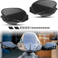 Black Plastic Handguards Wind Deflector Kit 2PCS F687394