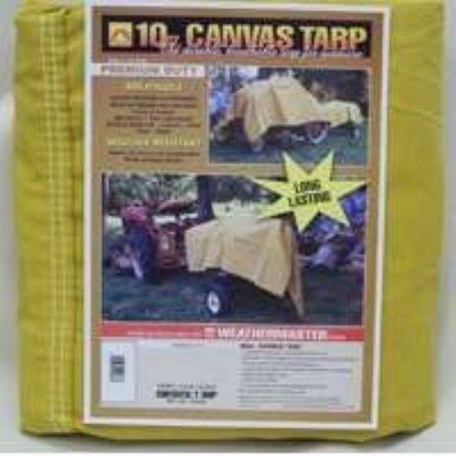Canvas Tarp 12x14Ft 10oz C498121