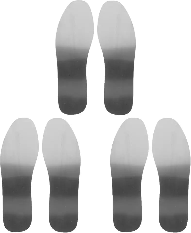 3 Pairs Stainless Steel Anti Puncture Shoe Inserts T419361