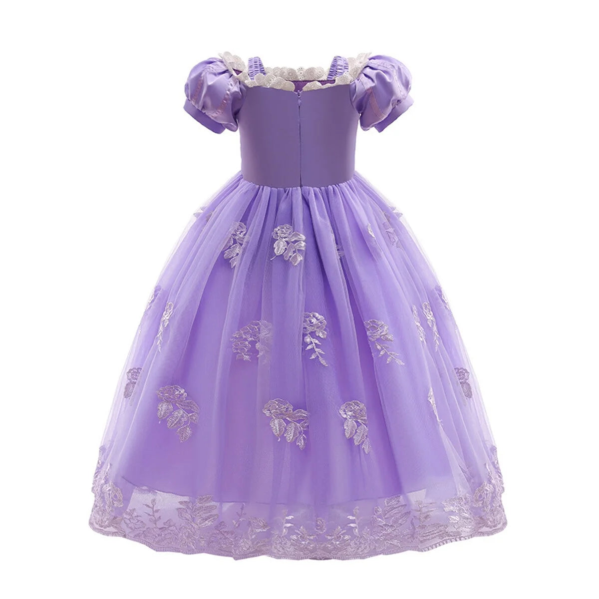 Puff Sleeve Layered Dress K8818