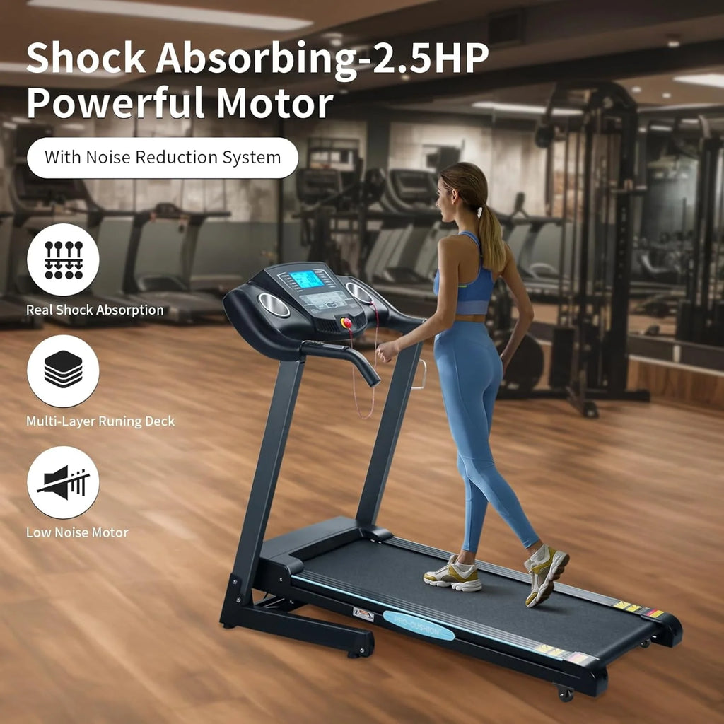 Folding Treadmill with 12-Level Automatic Incline G20869