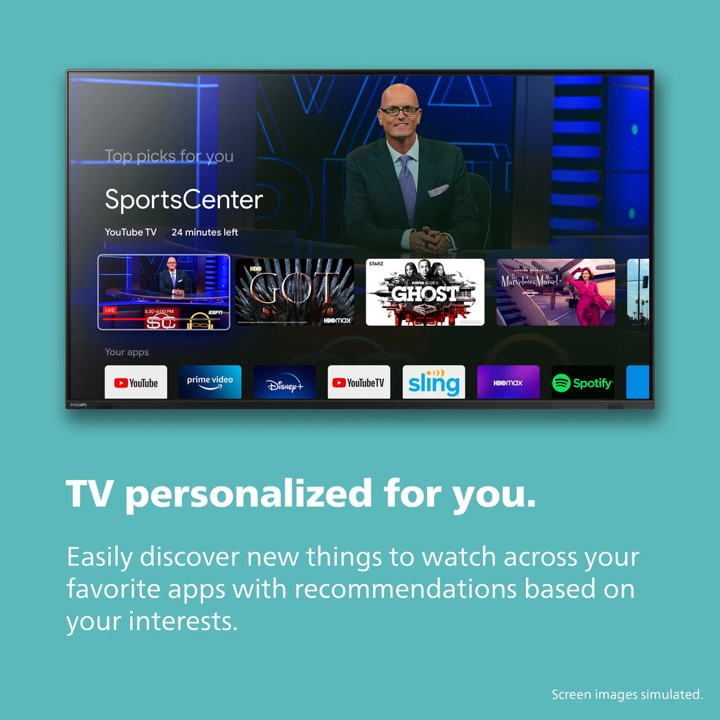 50 Class 4K Ultra HD Google Smart LED TV D2144