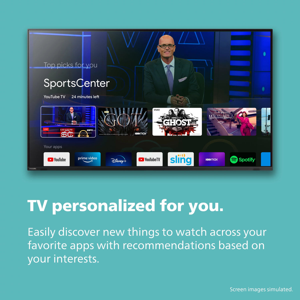 50 Class 4K Ultra HD Google Smart LED TV D2144