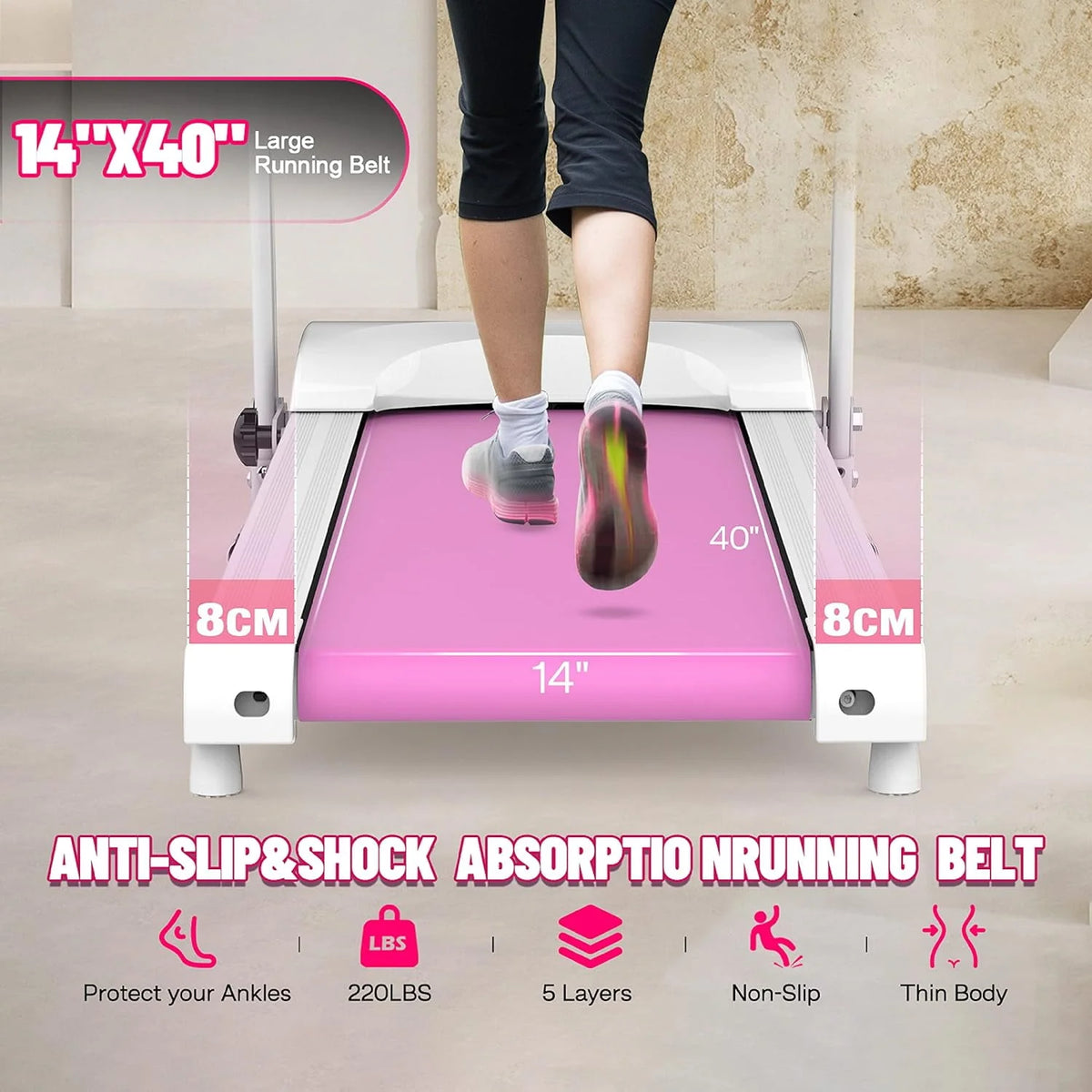 Folding Electric Treadmill I2446