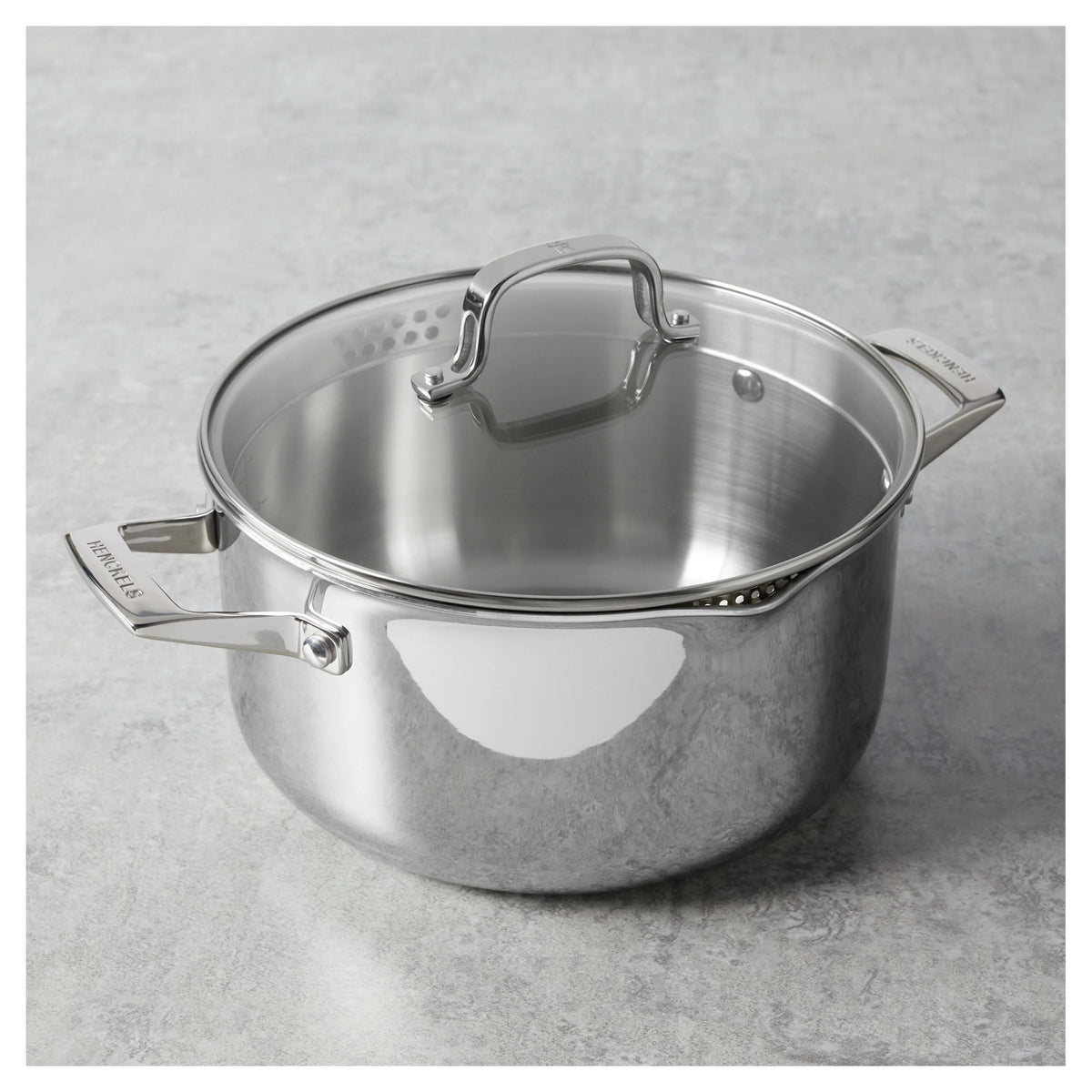 6 Qt. Stainless Steel Dutch Oven with Lid F48539