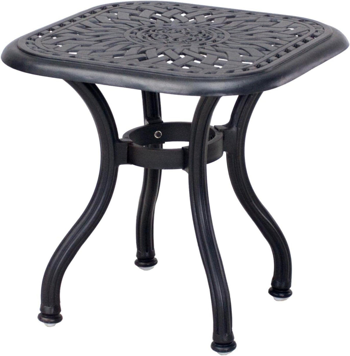 3 Piece Cast Aluminum Patio Bistro Set with Swivel Rockers M842