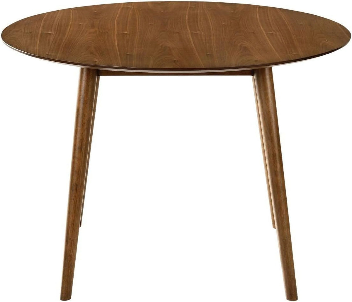 42" Round Walnut Wood Dining Table D827226
