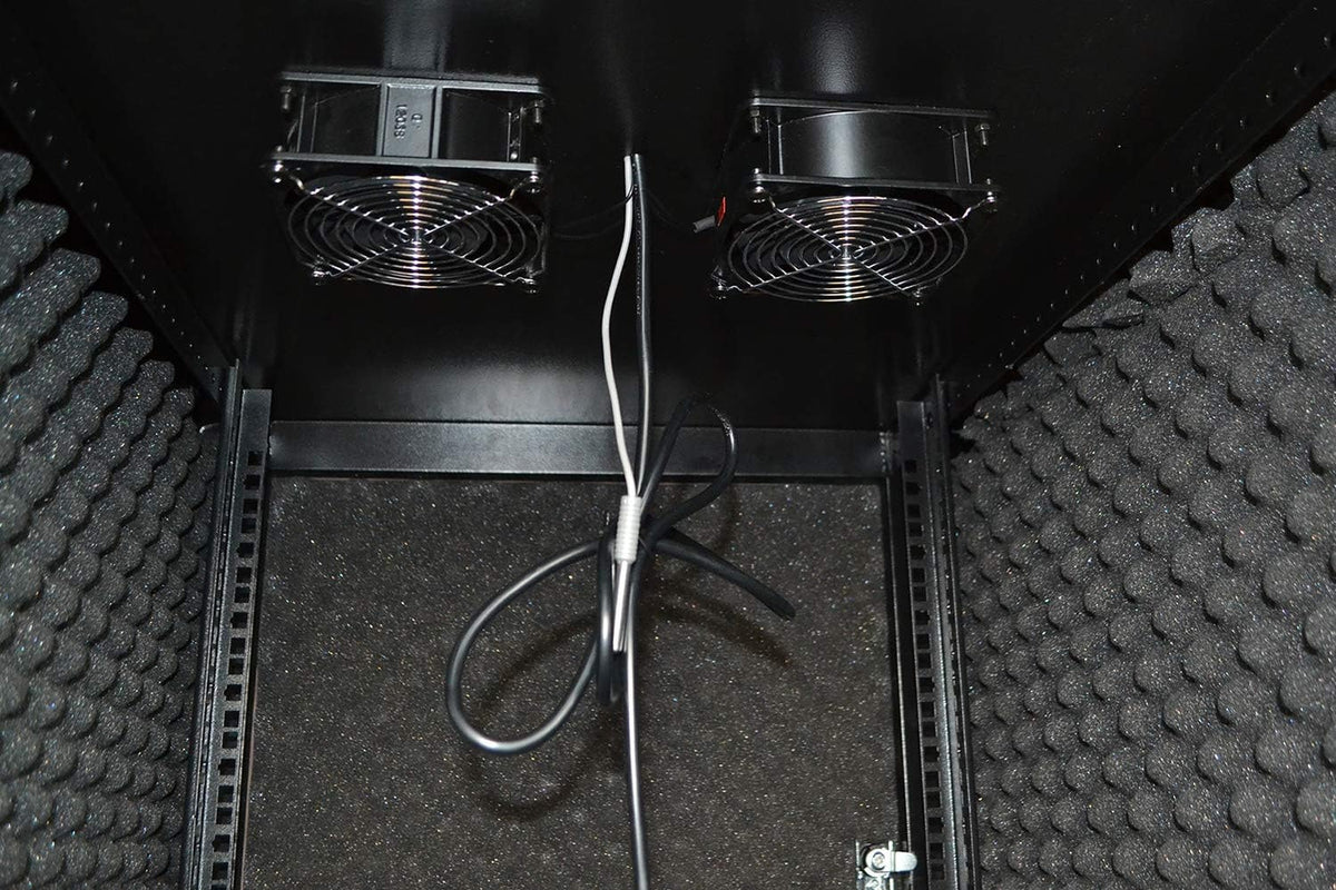 12U 35 inch Depth Soundproof Server Rack Cabinet Q27314