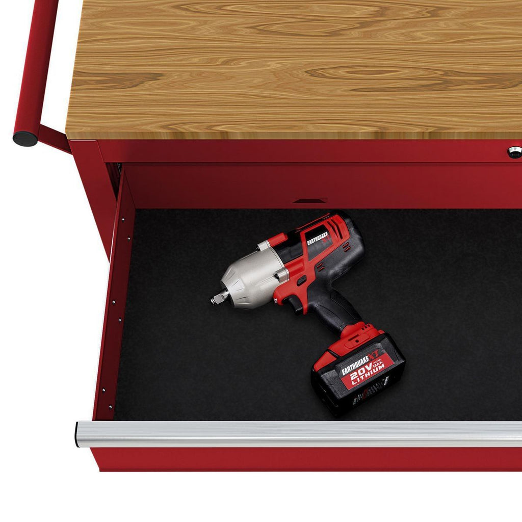46 in. Mobile Workbench with Solid Wood Top T332