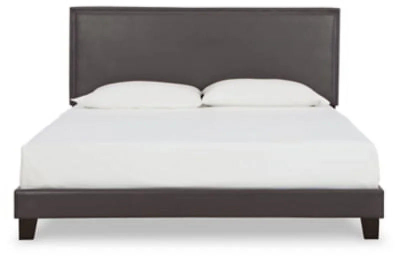 King Upholstered Bed Gray P14588