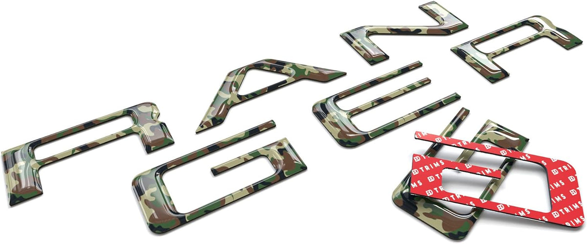 Tailgate 3D Raised Letters Pack of 2 N48432