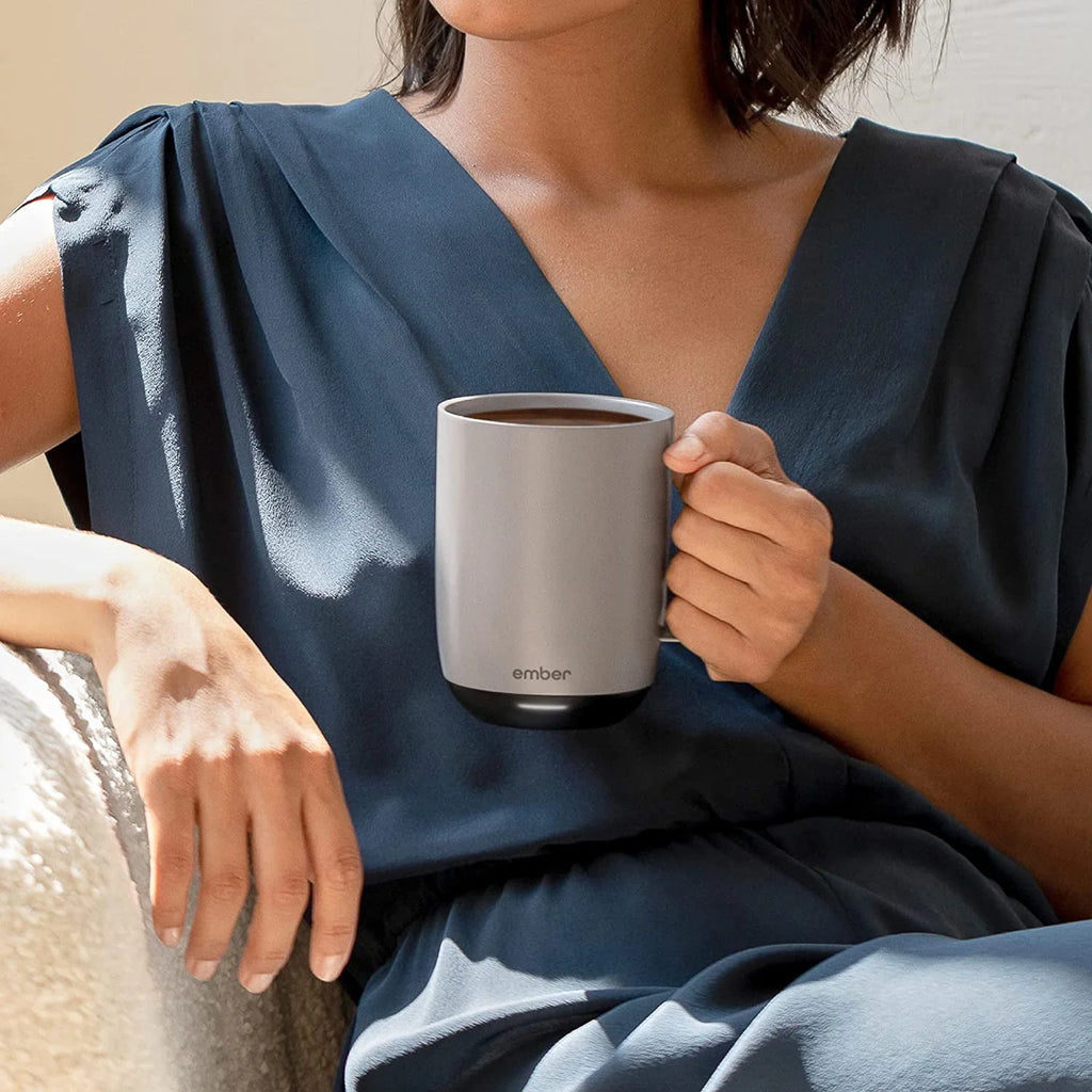 14 oz Grey App Controlled Heated Coffee Mug Q537