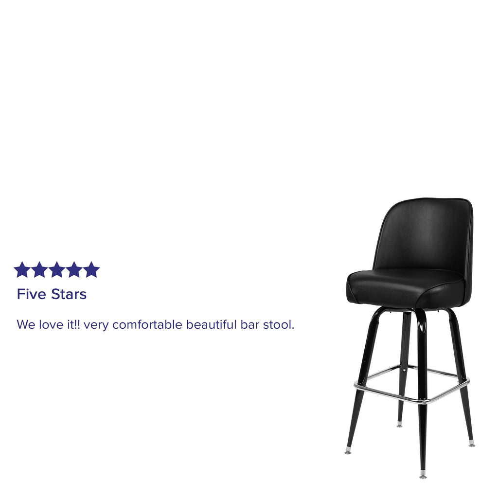 2 Pack Metal Swivel Barstool H9044