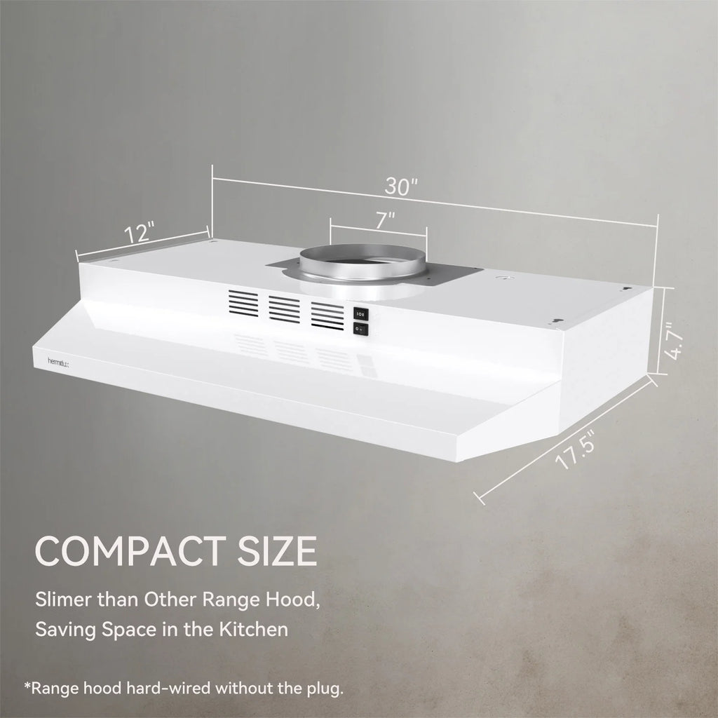 30 inch Under Cabinet Range Hood with LED Light C208