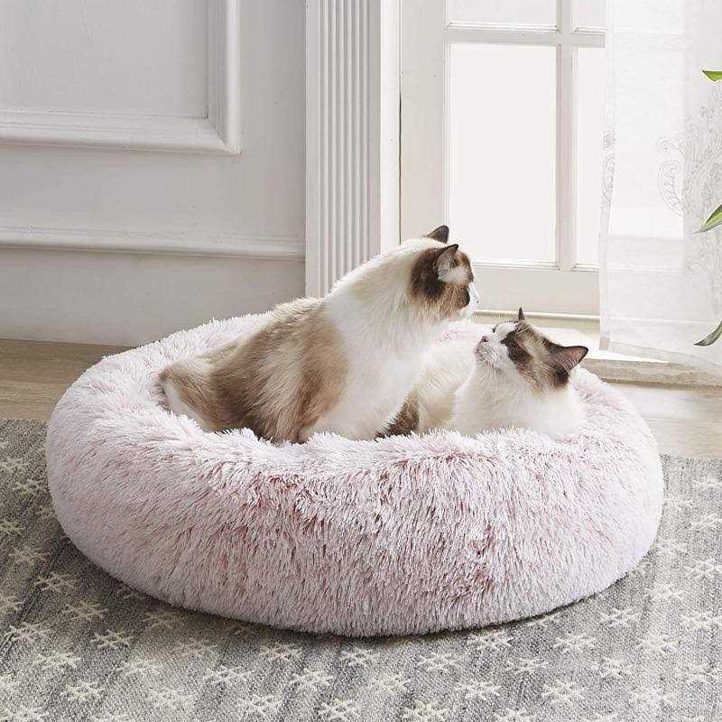 Grey Anti Anxiety Cat Bed J73349
