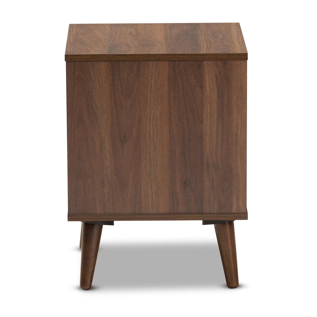 Walnut Finished Wood End Table C1540
