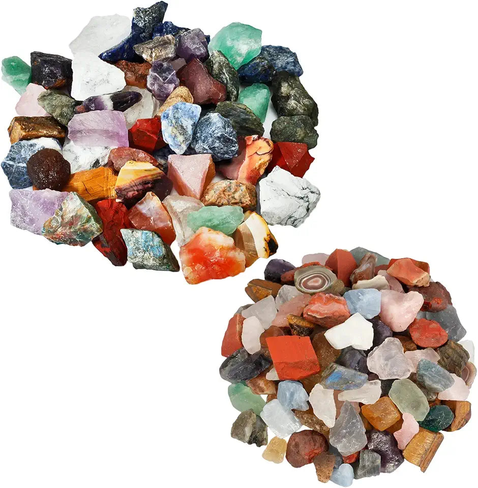 Pack of 2 Natural Raw Stones Rough Rock Crystals 1 Pound A574