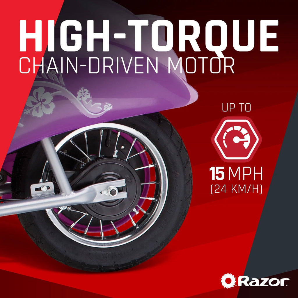 Purple Electric Scooter M2640